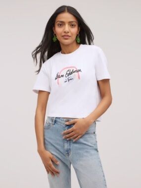 Sam Edelman Rainbow Graphic Top